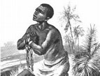 A slave praying