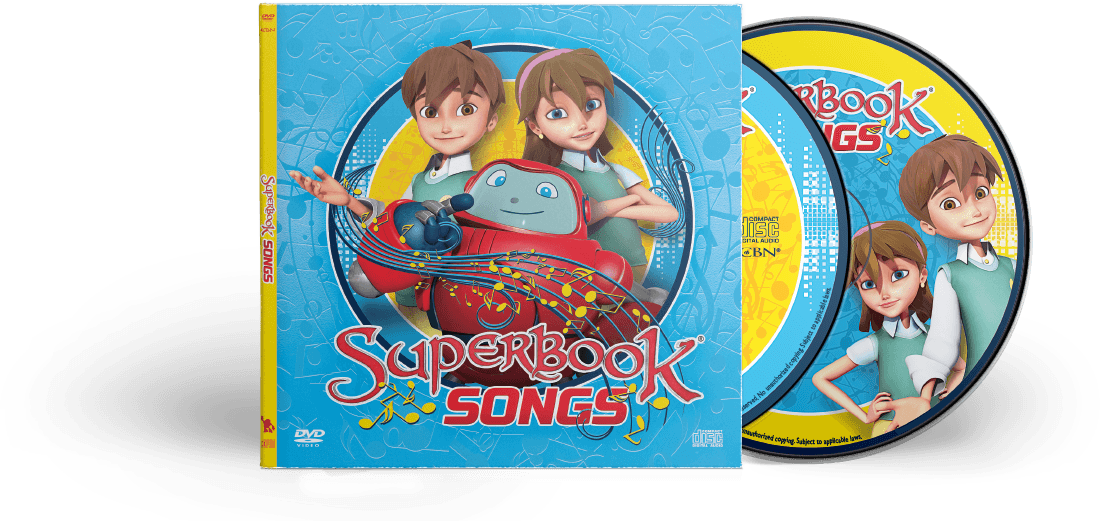 Image of Superbook Songs DVD plus CDs
