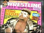 "Sting" featured in a wrestling magazine