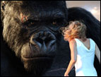 Kong (performed by Andy Serkis) and Ann (Naomi Watts) in "King Kong"