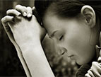 Woman Sincere Prayer